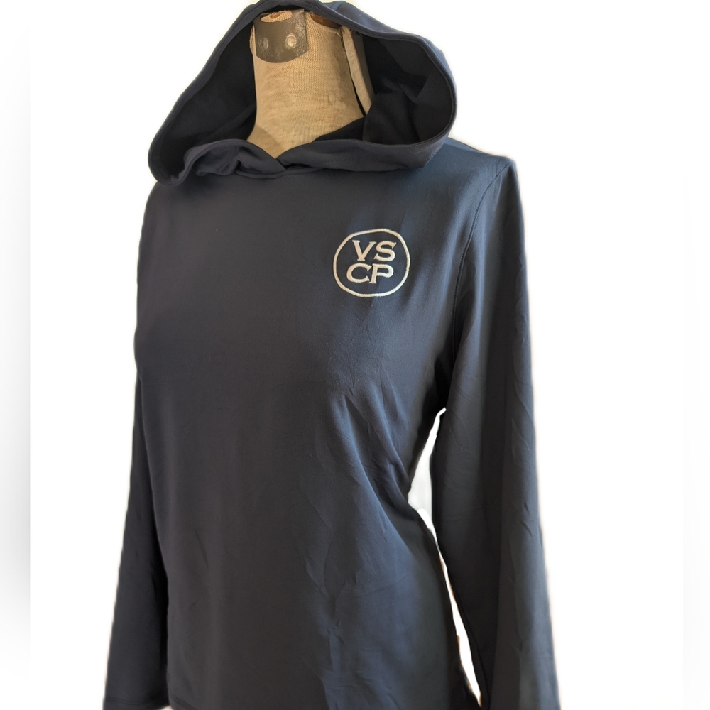 2/$25 Peter Millar UPF 50+, Women’s Blue Long-Sleeve, Hooded Sun Shirt